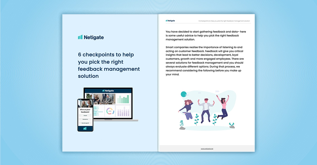 6 checkpoints to help you pick the right feedback management solution