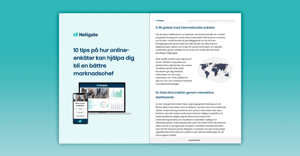 10 tips på hur online-enkäter kan hjälpa dig att bli en bättre marknadschef