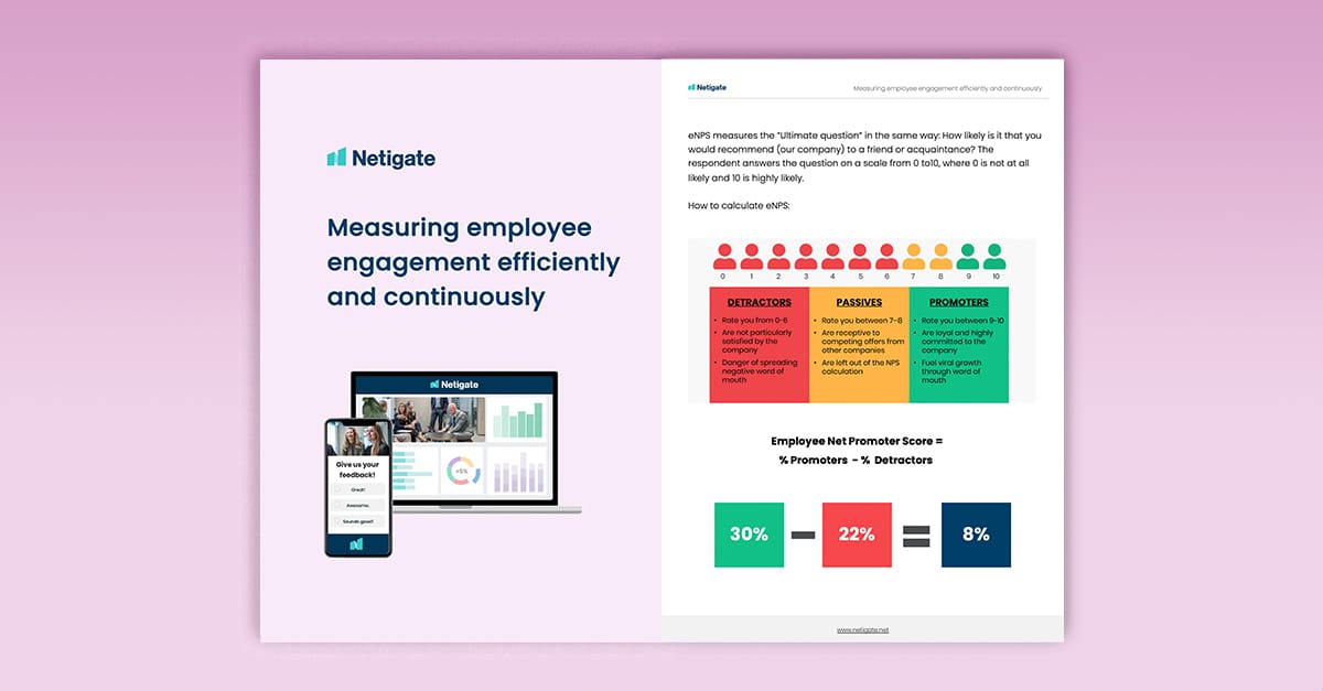 Measuring eNPS_Netigate_eBook_Cover