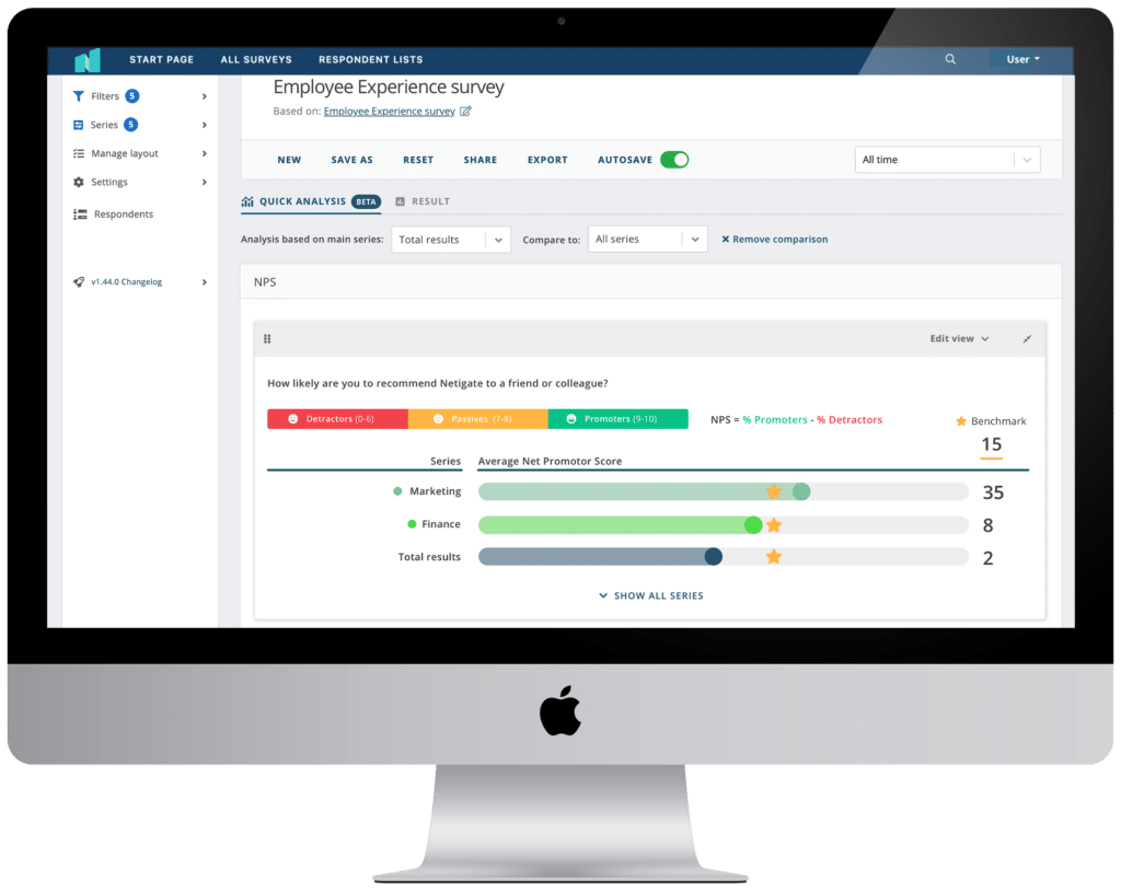 NPS benchmarking