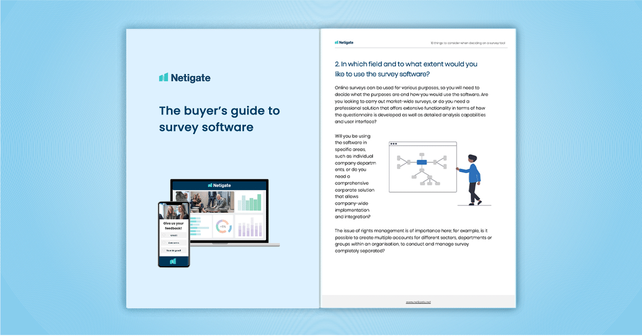 The buyer's guide to survey software