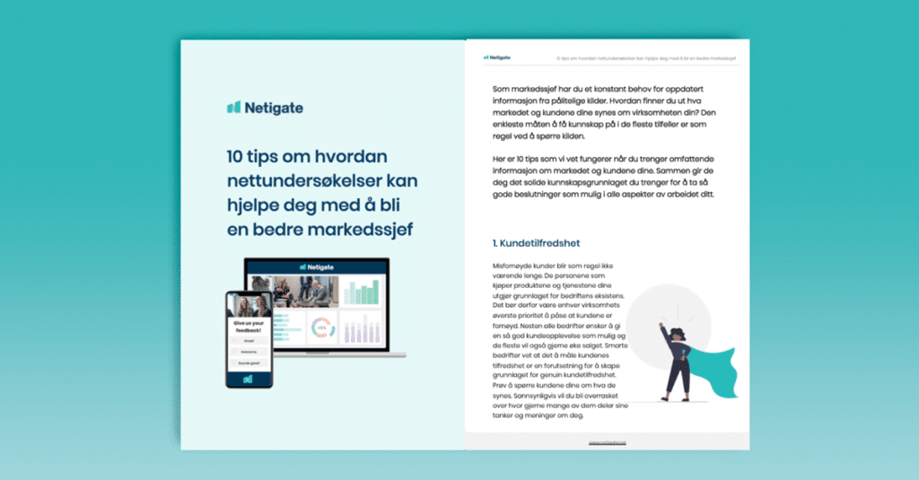 10 tips om hvordan du kan bli en bedre markedssjef med nettundersøkelser