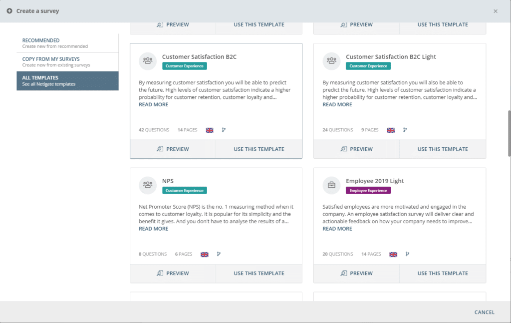 How to find the right survey template for your feedback needs