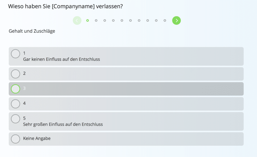 Exit Interview Fragebogen-Vorlage