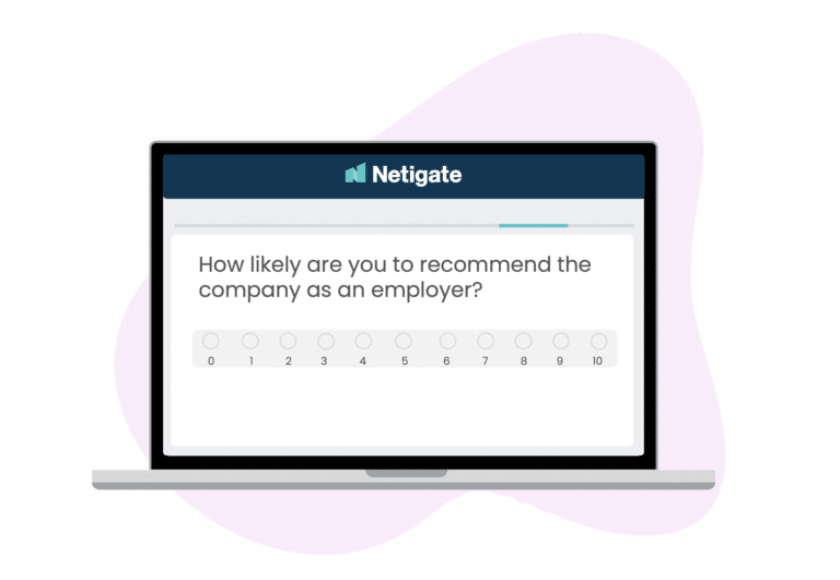 Company pulse eNPS with Netigate