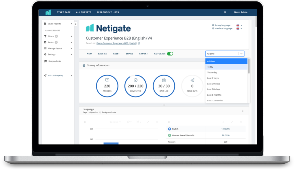 Netigate's CSAT survey tool_track and automate CSAT results