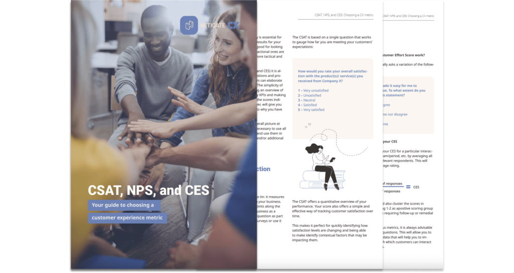 CSAT, NPS, and CES: Your guide to choosing a CX metric