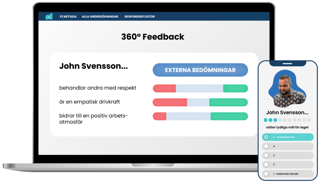 Använd 360 graders feedback för att förstå och utveckla ledarskapet