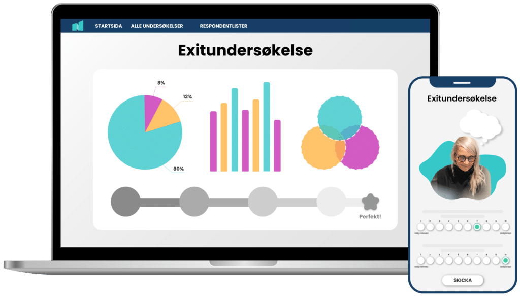 Eksempel på en undersøkelse til bruk for en kollega som slutter