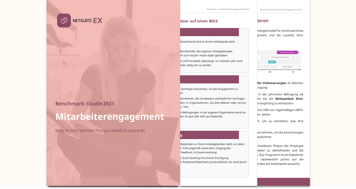 Benchmark-Studie 2023 zum Mitarbeiterengagement