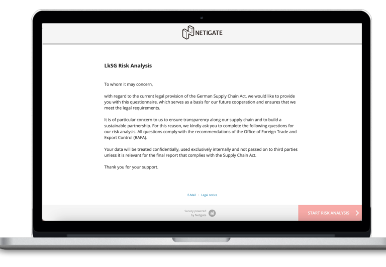 Risk analysis guide and template for the German Supply Chain Act