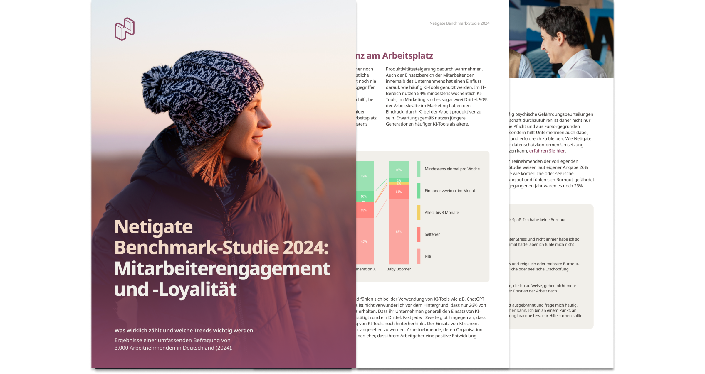 Benchmark-Studie 2024 zu Mitarbeiterengagement & -loyalität